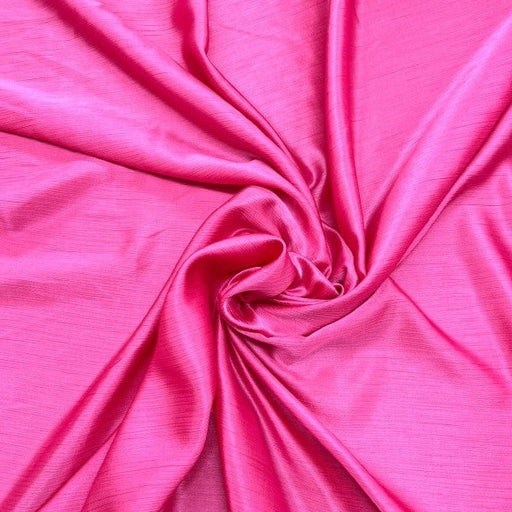 Tessuto Rosa Stropicciato Seta Cotone Non Trasparente per Bluse KaftanTessuti Texline